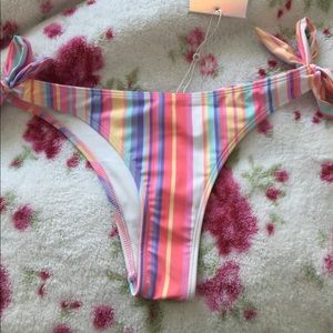 striped bikini bottoms